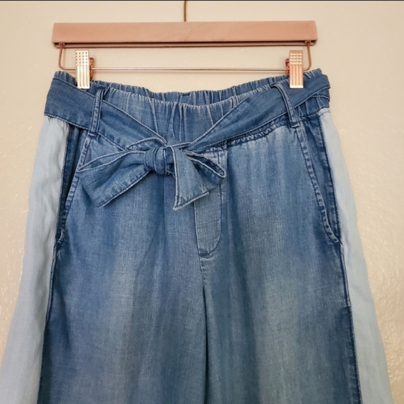 Anthro Samoa Tencel Wide Leg Pants - Picture 4 of 8